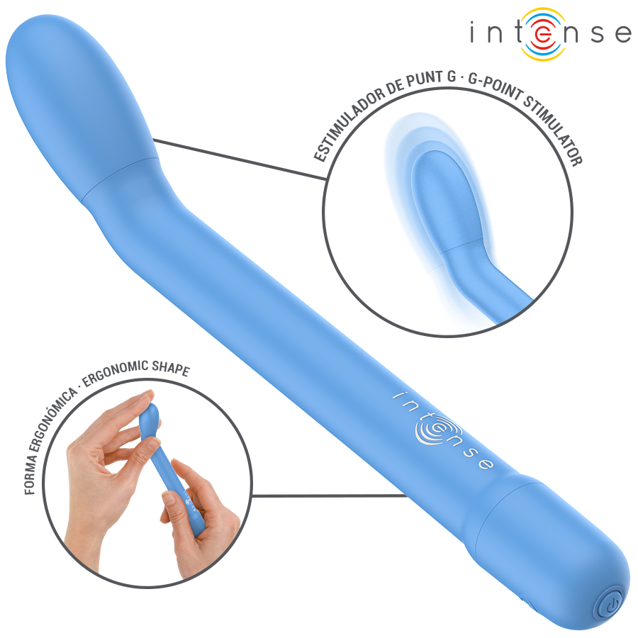 INTENSE – KARLIE RECHARGEABLE G-SPOT STIMULATOR BLUE