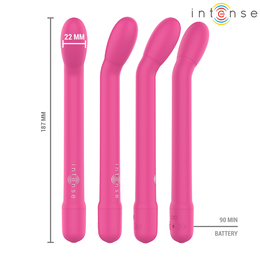 INTENSE - KARLIE RECHARGEABLE G-SPOT STIMULATOR PINK - Image 5