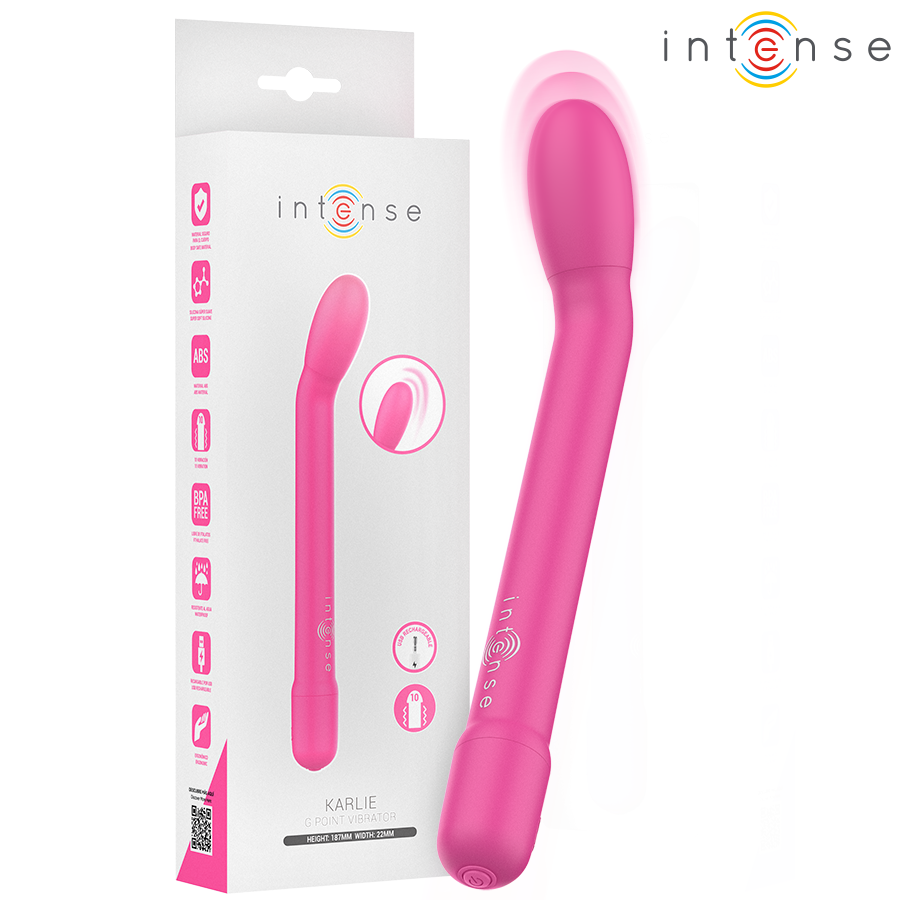 INTENSE – KARLIE RECHARGEABLE G-SPOT STIMULATOR PINK
