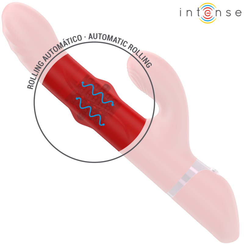INTENSE - LELE MULTIFUNCTION VIBRATOR ROTATING  OSCILLATION  STIMULATION RED - Image 5