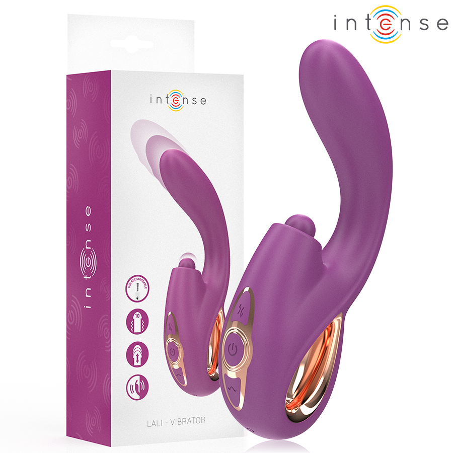 INTENSE – LALI MULTIFUNCTION G-SPOT VIBRATOR TAPPING  THRUST  VIBRATION PURPLE