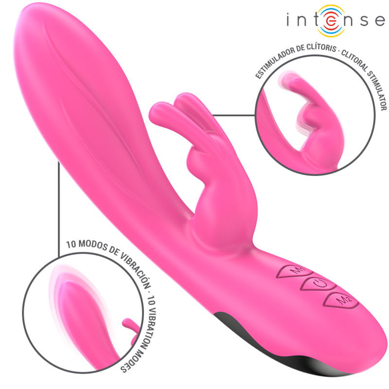 INTENSE – RANDALL RABBIT VIBRATOR 10 VIBRATIONS PINK