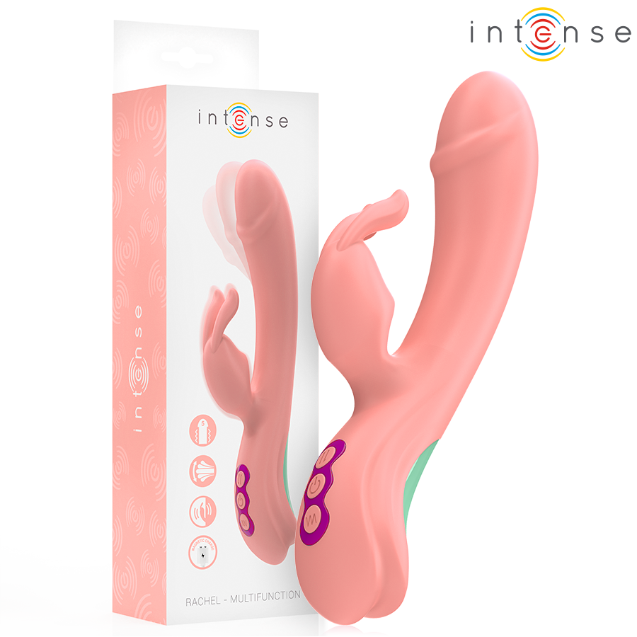 INTENSE – RACHEL RABBIT VIBRATOR 5 VIBRATIONS PINK