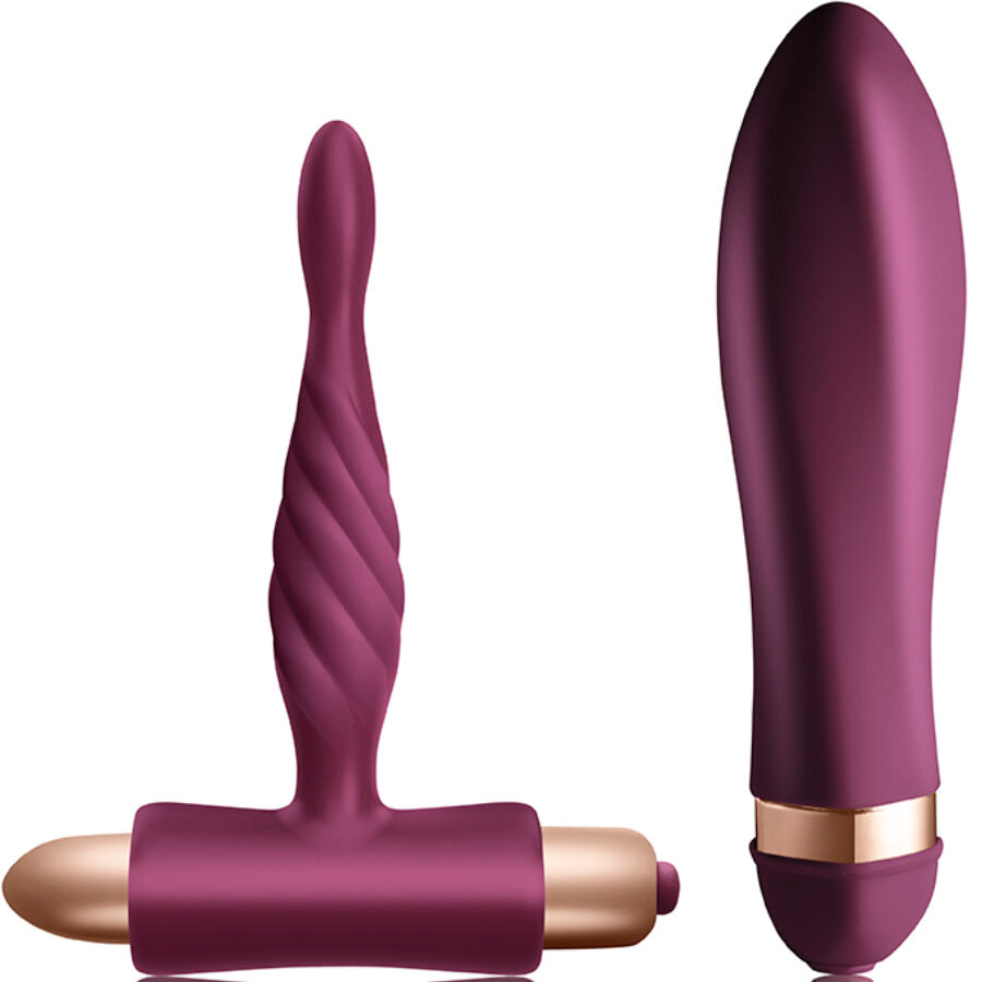CLIMAXIMUM – DARE KIT TWISTED VIBRATOR + ANAL PLUG BEGINNER