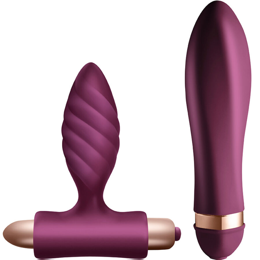 CLIMAXIMUM – DESIRE KIT TWISTED VIBRATOR + ANAL PLUG