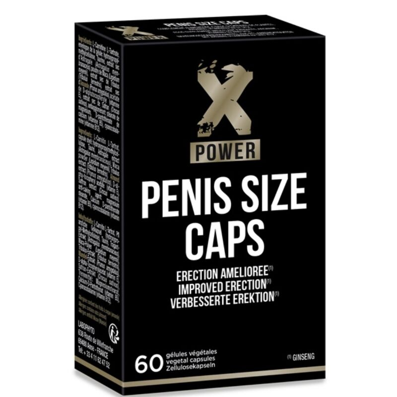 XPOWER – PENIS SIZE CAPS FOR IMPROVED ERECTIONS 60 CAP
