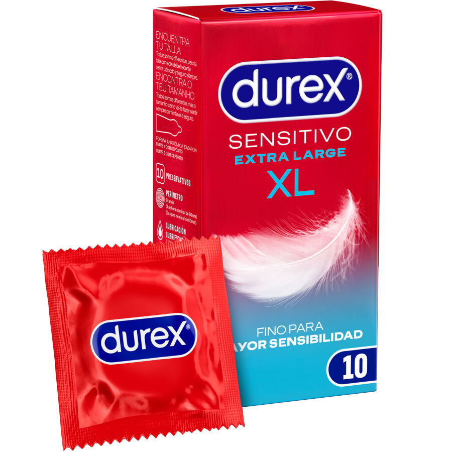 DUREX – SENSITIVE XL CONDOMS 10 UNITS