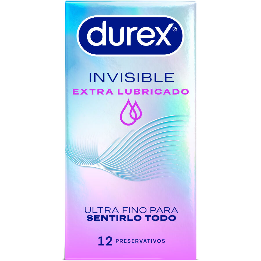 DUREX – EXTRA LUBRICATED INVISIBLE CONDOMS 12 UNITS