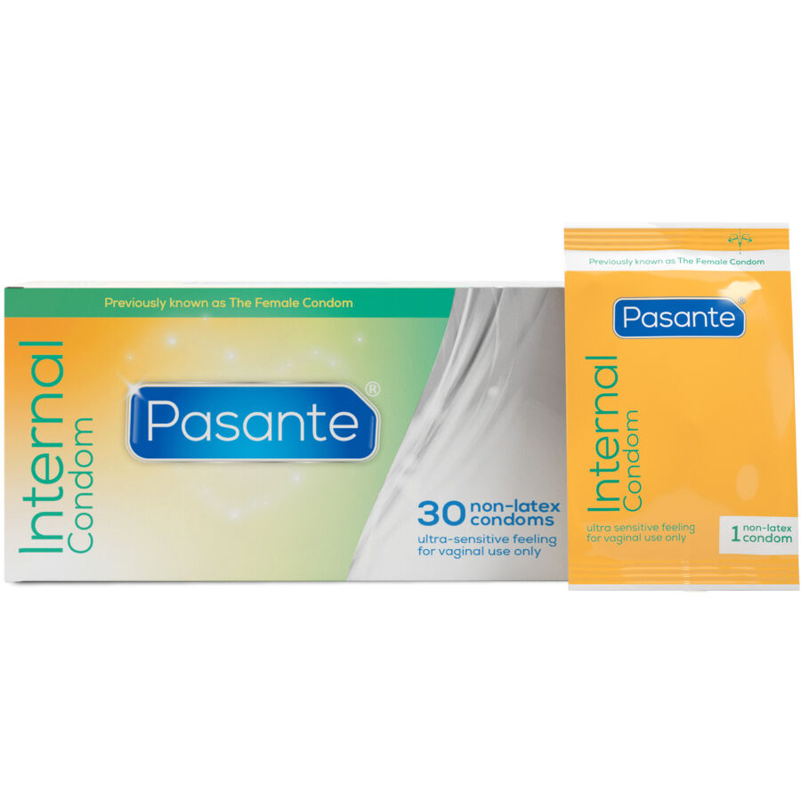 PASANTE – INTERNAL FEMALE CONDOMS BOX 30 UNITS