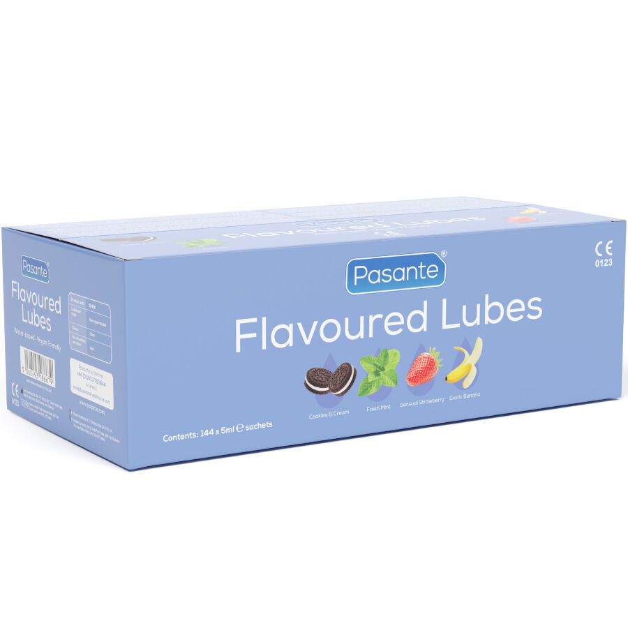 PASANTE – FLAVOR LUBRICANTS BOX 144 UNITS 5 ML