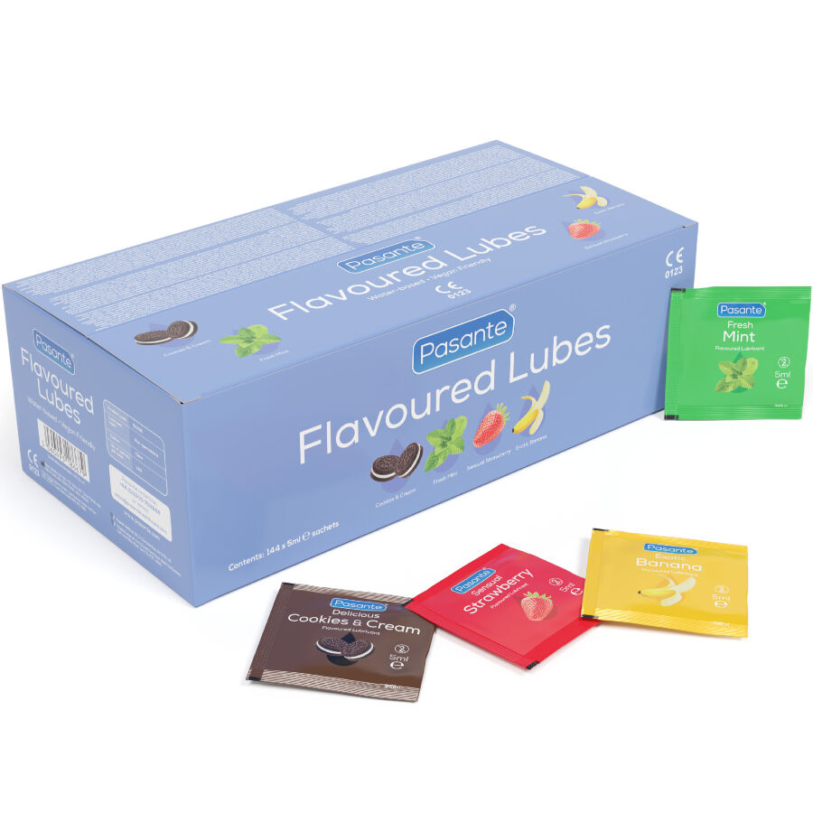 PASANTE – FLAVOR LUBRICANTS BOX 144 UNITS 5 ML