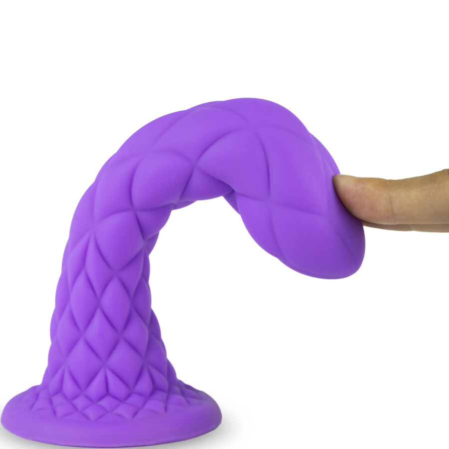 SILEXD - DREAMY DILDO FANTASY SILICONA LIQUIDA TERMOREACTIVO VIOLETA 18.5 CM - Image 4