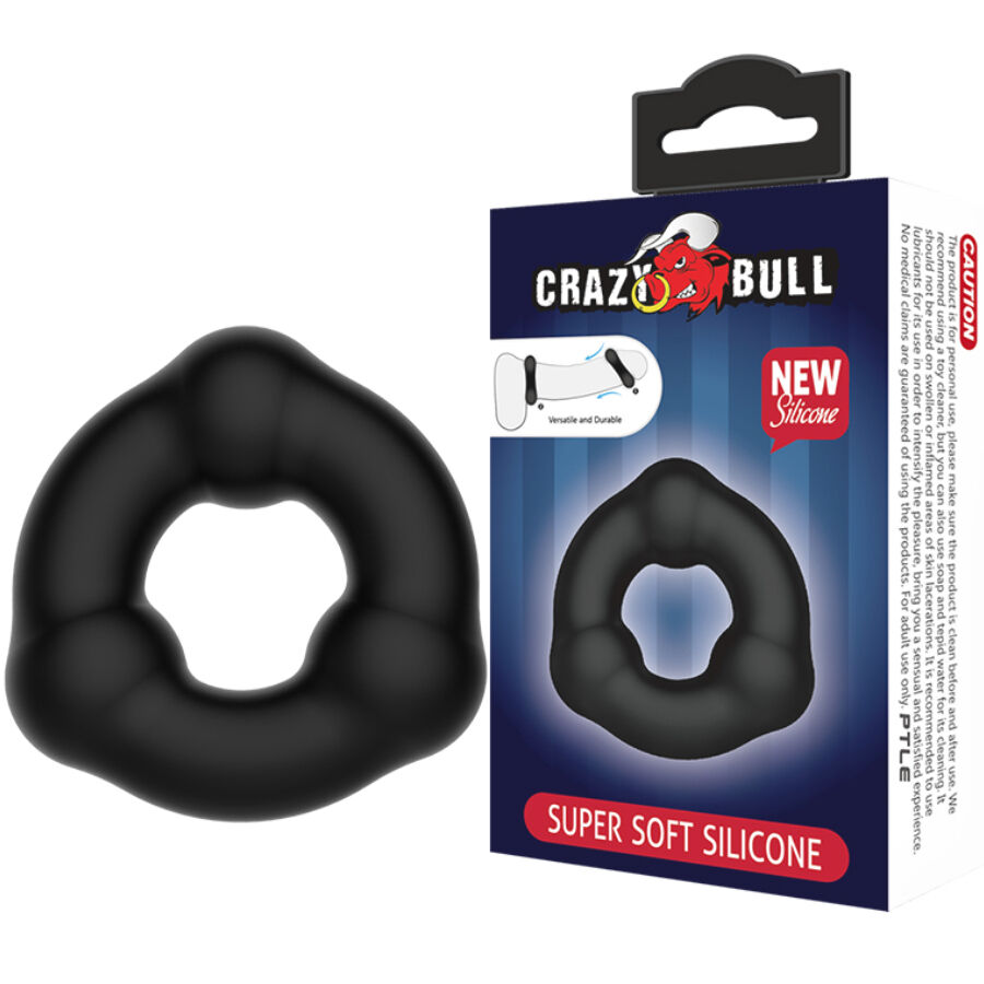 CRAZY BULL – SUPER SOFT SILICONE RING WITH NODULES