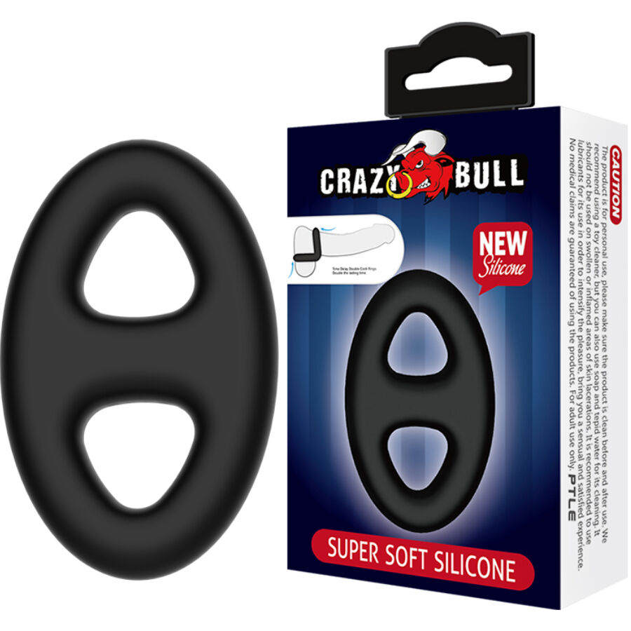 CRAZY BULL – DOUBLE OVAL SILICONE RING