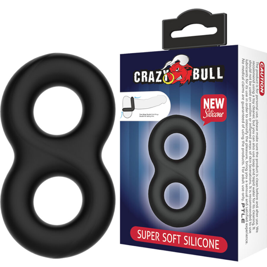 CRAZY BULL – DOUBLE INFINITY SILICONE RING