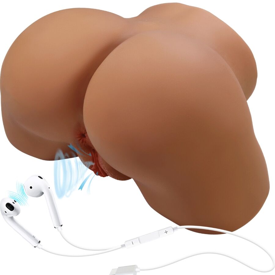 CRAZY BULL – GERIANN REALISTIC FEMALE BUTT VIBRATOR AND SUCKER WITH SOUND 5.5 KG