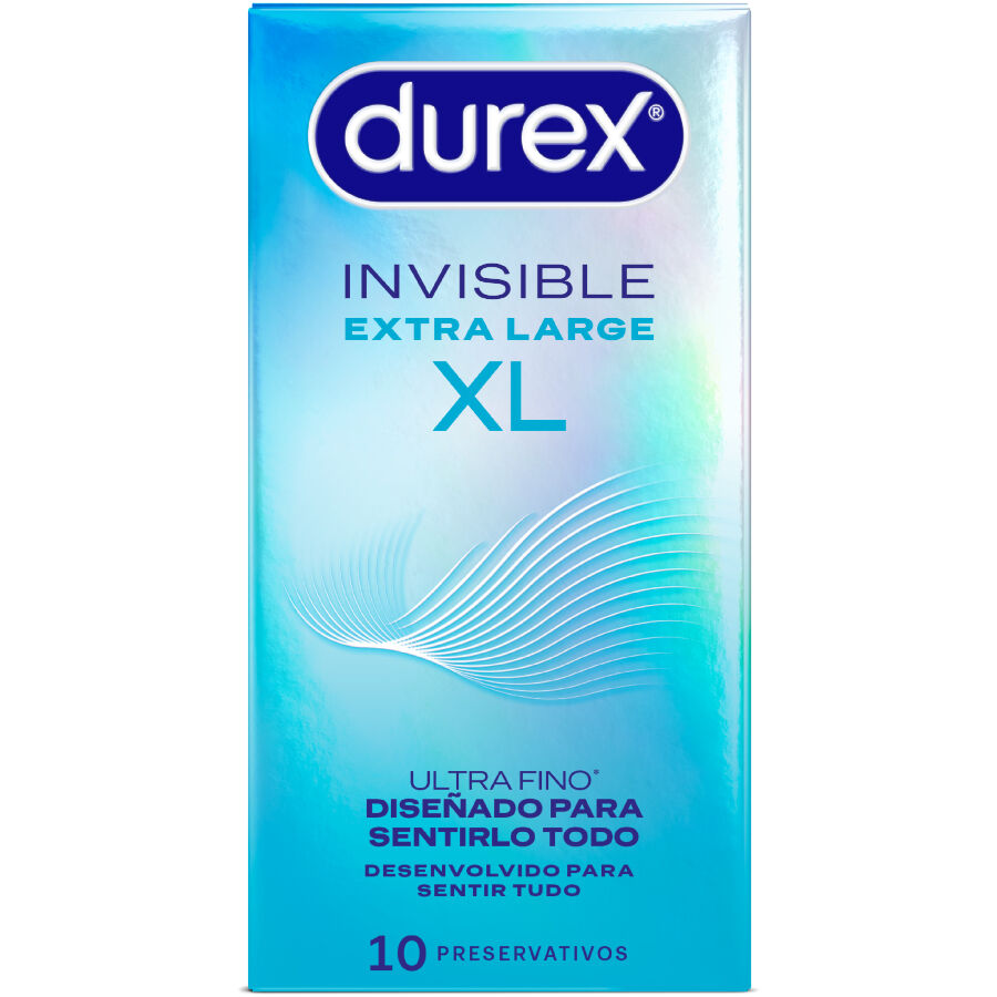 DUREX – INVISIBLE CONDOMS XL 10 UNITS