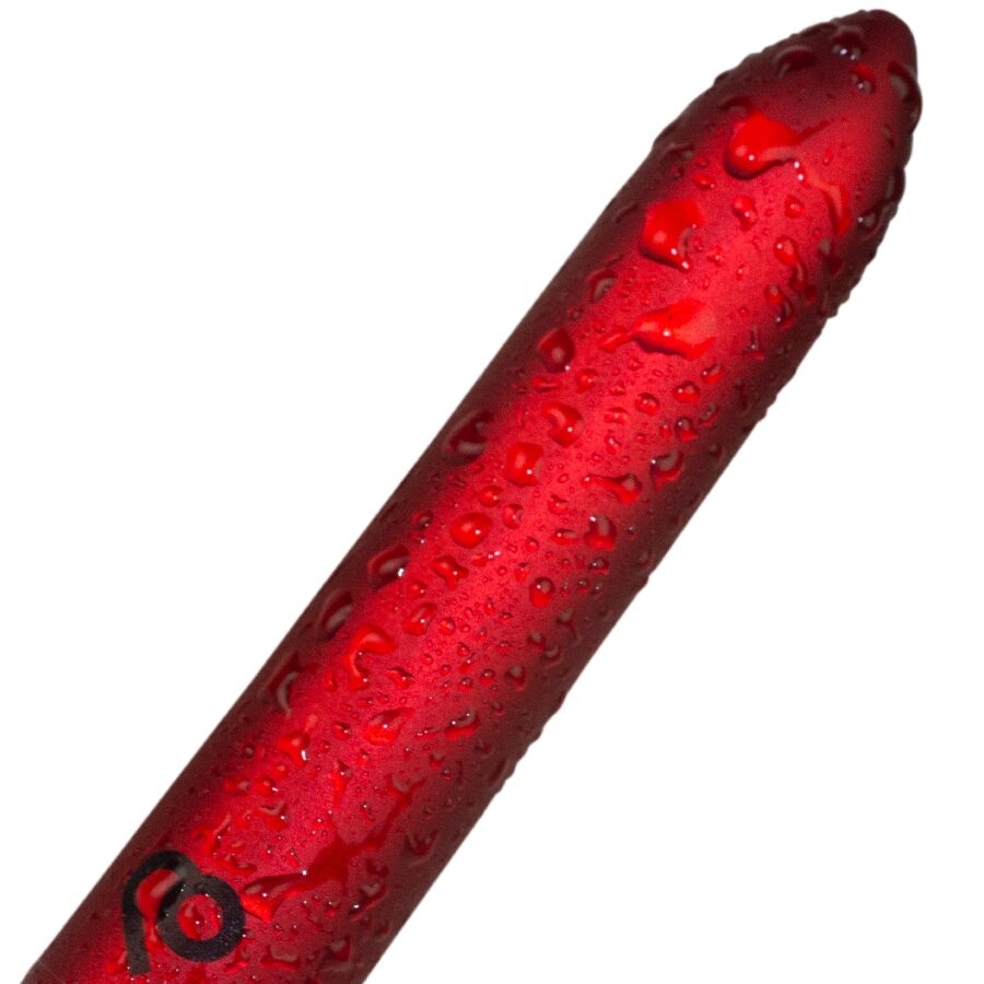 ROCKS-OFF – RECHARGEABLE VIBRATING BULLET POPPY RED
