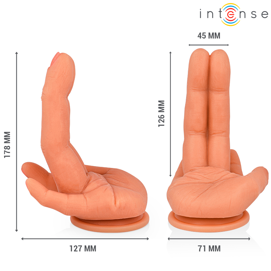 INTENSE – LEELA G-SPOT STIMULATOR FLEXIBLE HAND 12.6 CM