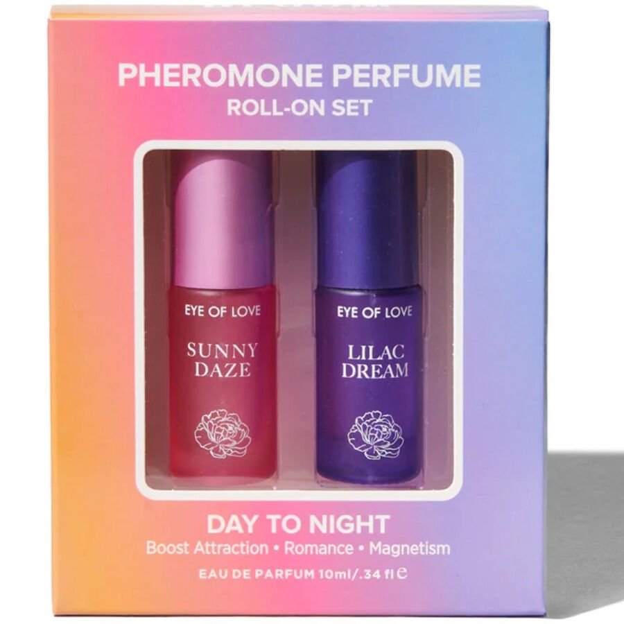 EYE OF LOVE – BLOOM DAY TO NIGHT PHEROMONE ROLL-ON PERFUME SET 2 X 5 ML