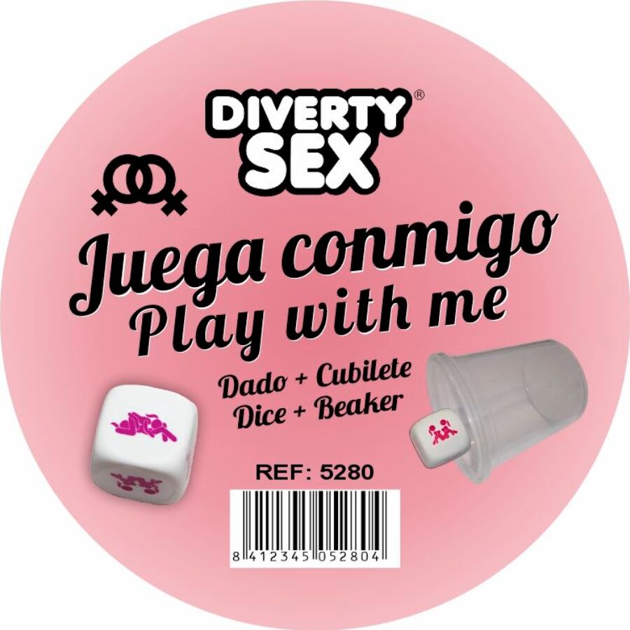 DIABLO PICANTE – WHITE HARD DICE WITH WOMAN POSITIONS AND CUBE