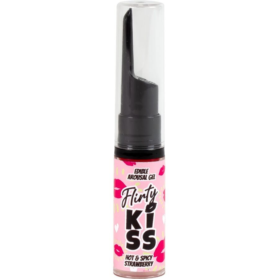 SECRETPLAY – FLIRTY KISS GELS WITH ORAL SEX EFFECTS STRAWBERRY  MINT 2 x 8 GR