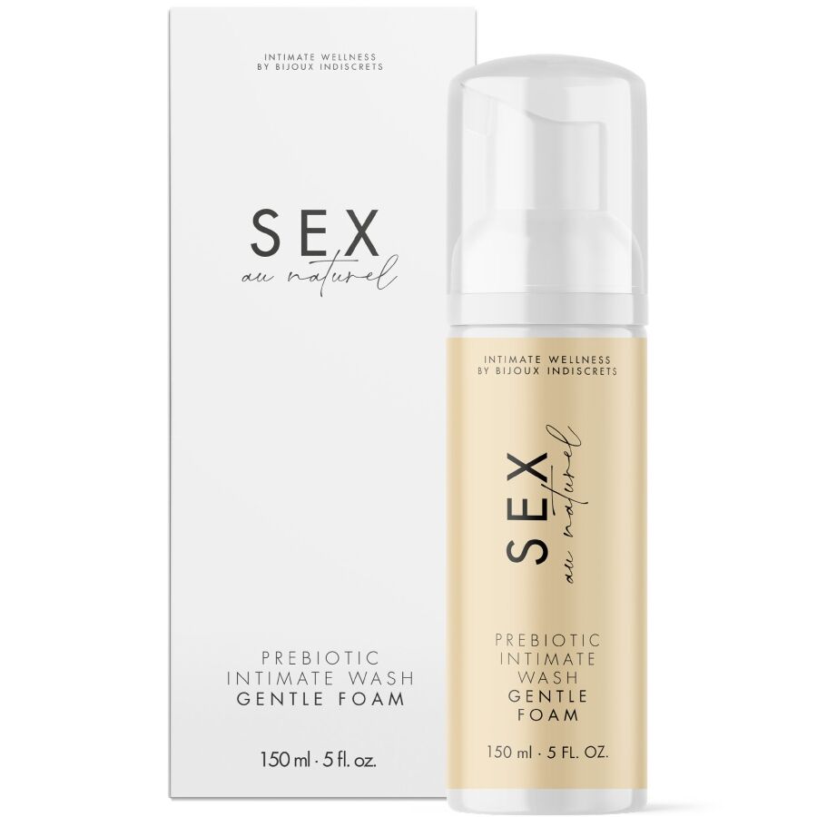 BIJOUX INDISCRETS – SEX AU NATUREL PREBIOTIC INTIMATE GEL WITH FOAM 150 ML