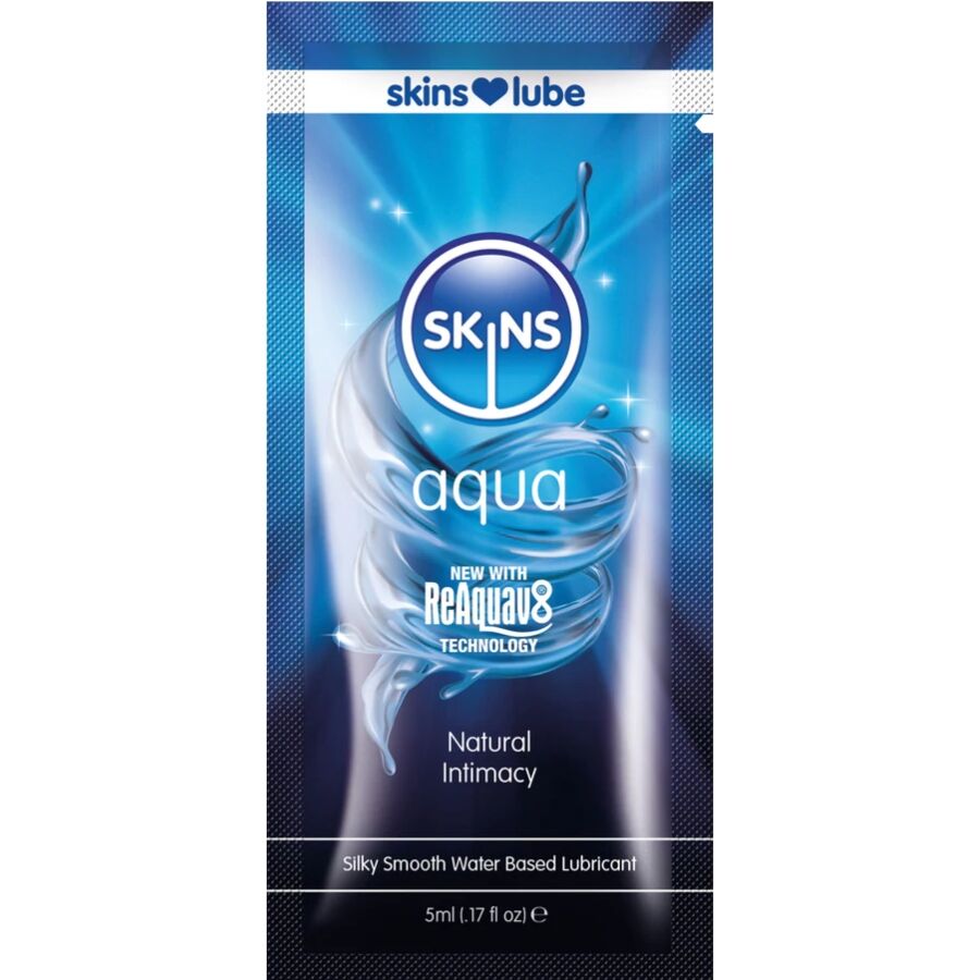 SKINS – AQUA WATER-BASED LUBRICANT SINGLE-DOSE 5 ML