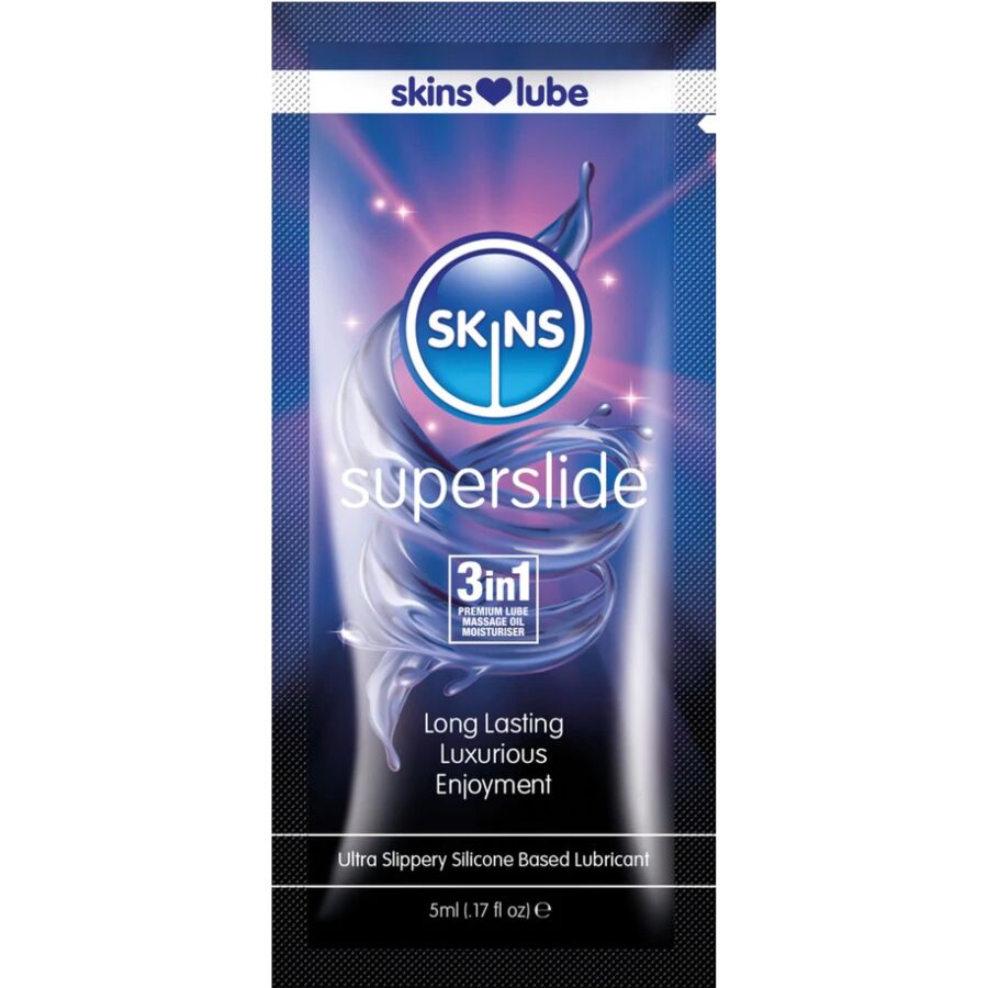 SKINS – SUPERSLIDE SILICONE-BASED LUBRICANT SINGLE-DOSE 5 ML