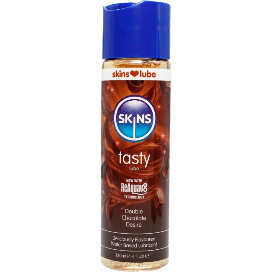 SKINS – TASTY WATER-BASED LUBRICANT DOUBLE CHOCOLATE 130 ML