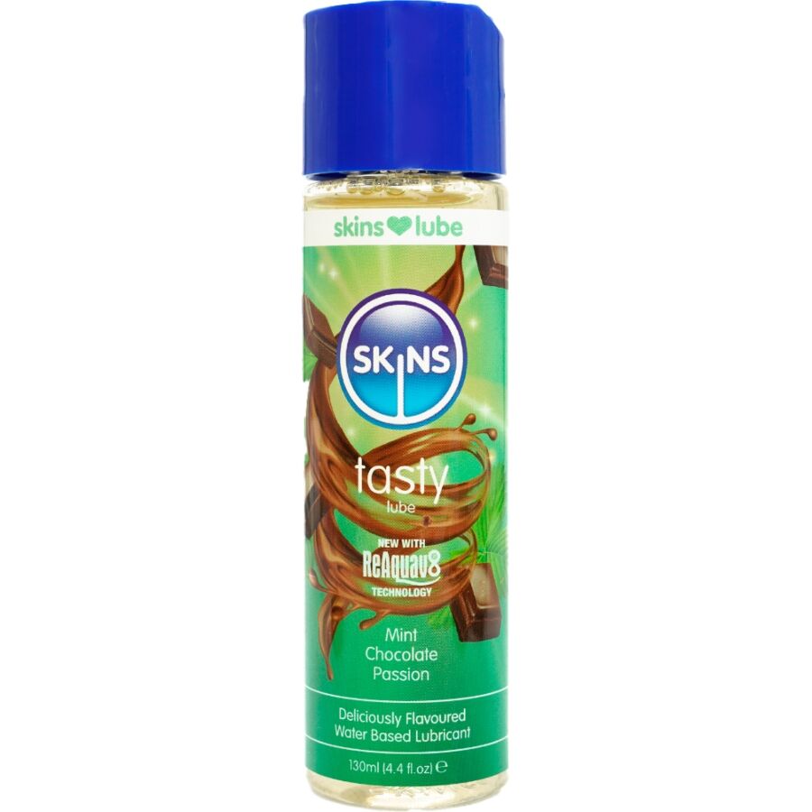 SKINS – TASTY WATER-BASED LUBRICANT MINT  CHOCOLATE 130 ML