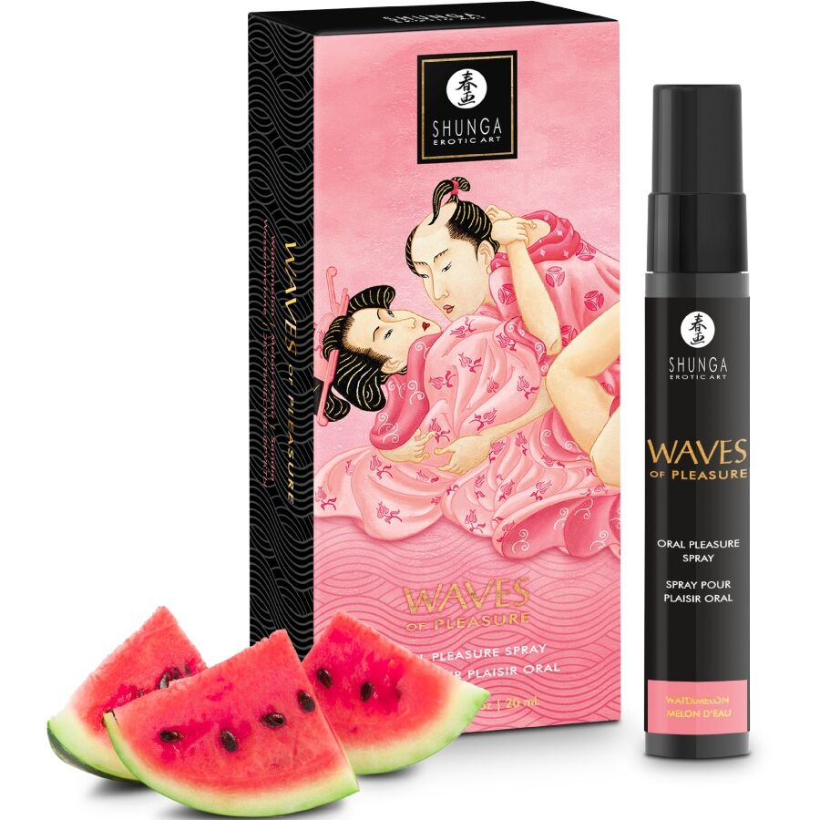 SHUNGA – WAVES PLEASURE SPRAY ORAL SEDUCTIVE WATERMELON 20 ML