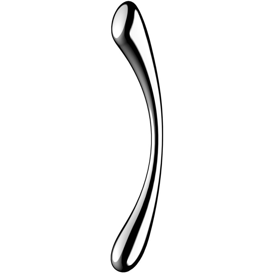 SATISFYER – COSMIC CREST 1 STAINLESS STEEL DOUBLE-ENDED DILDO