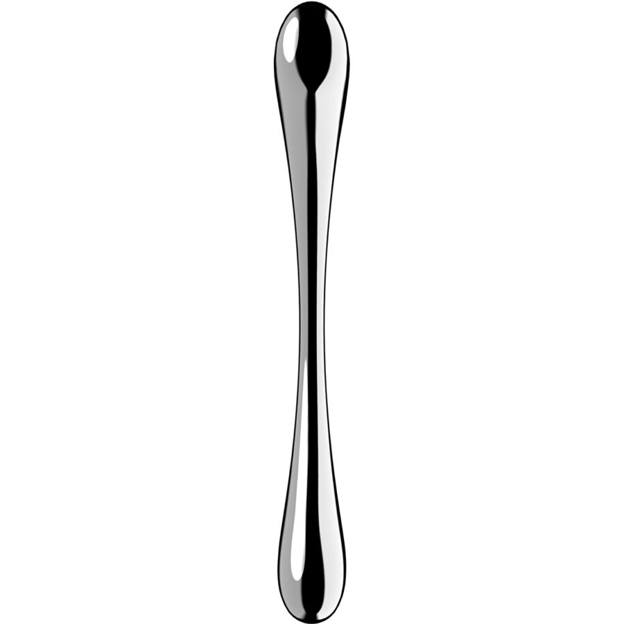 SATISFYER – COSMIC CREST 1 STAINLESS STEEL DOUBLE-ENDED DILDO