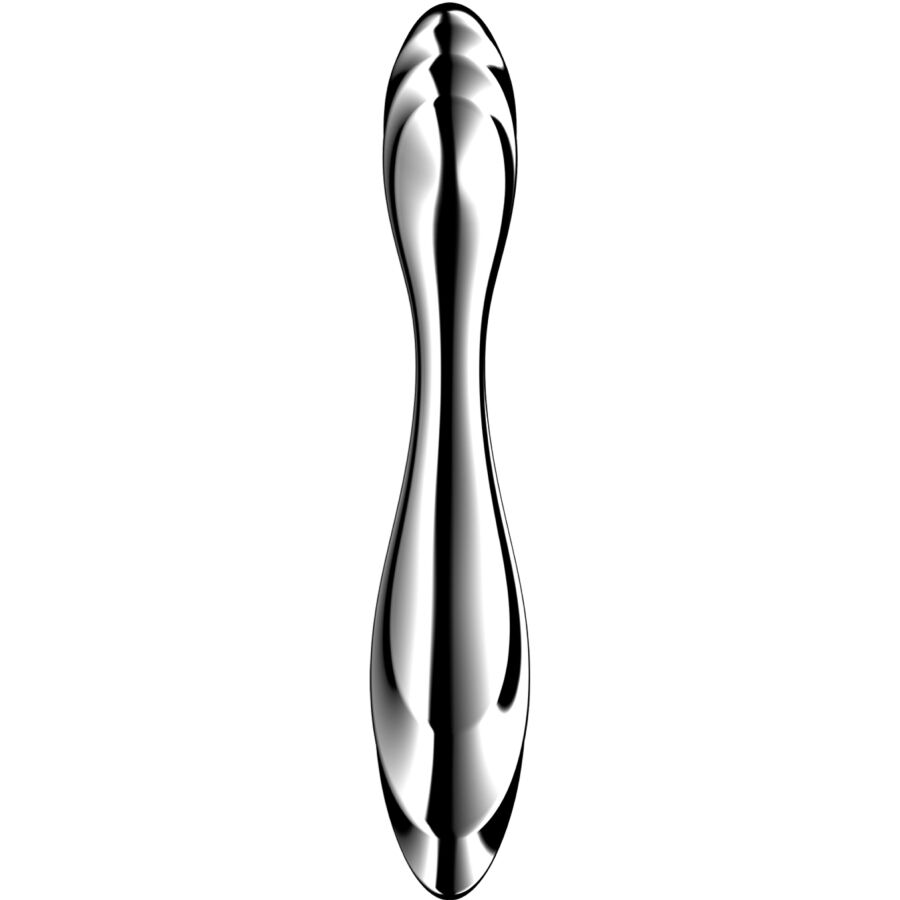 SATISFYER – PURE GRAVITY 2 STAINLESS STEEL DOUBLE-ENDED DILDO