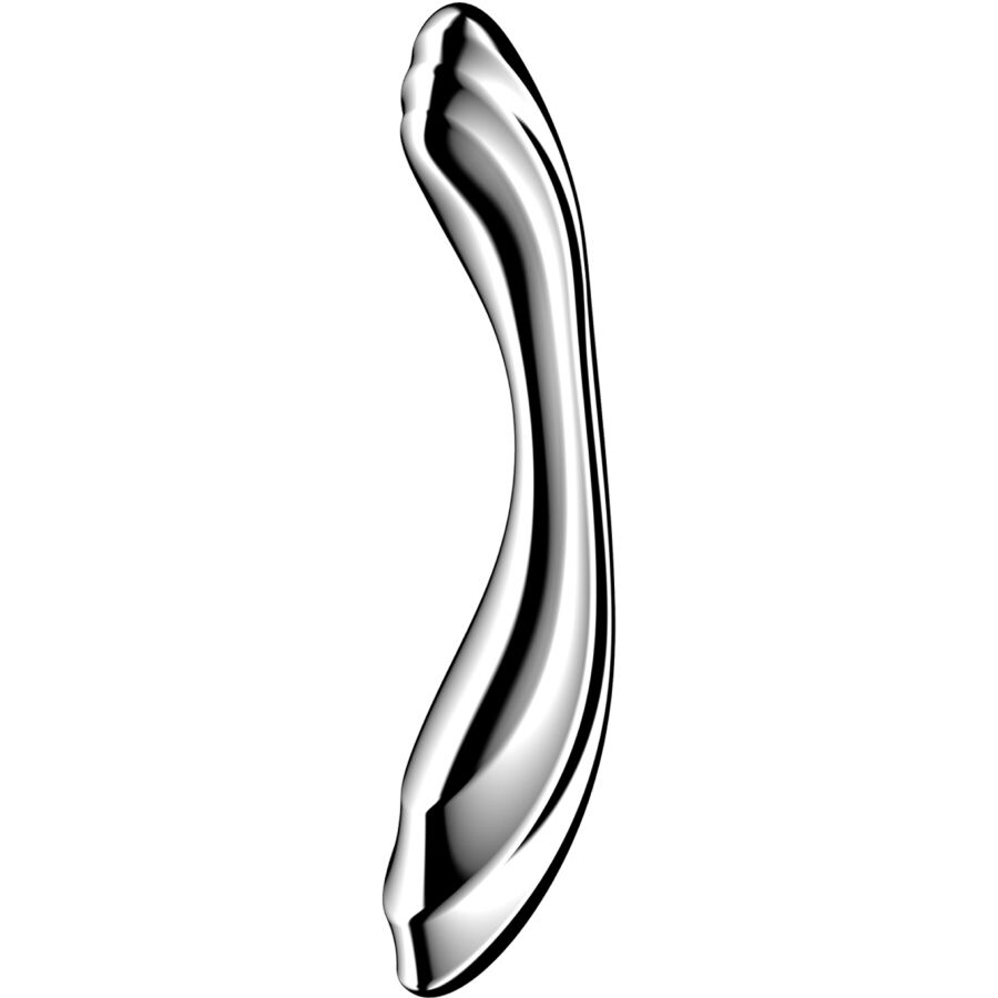 SATISFYER – PURE GRAVITY 2 STAINLESS STEEL DOUBLE-ENDED DILDO