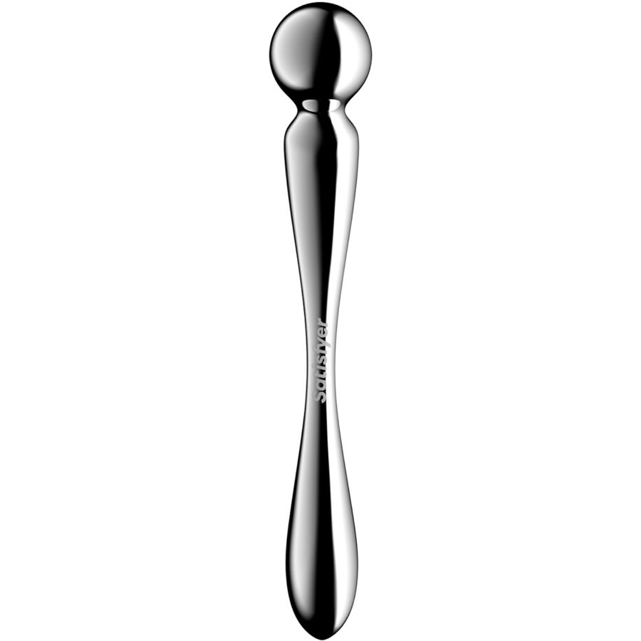SATISFYER - STAR FORCE 2 STAINLESS STEEL DOUBLE-ENDED DILDO - Image 4
