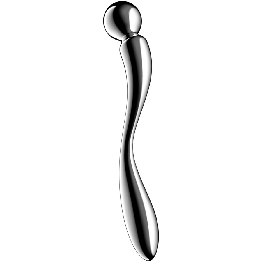 SATISFYER – STAR FORCE 2 STAINLESS STEEL DOUBLE-ENDED DILDO