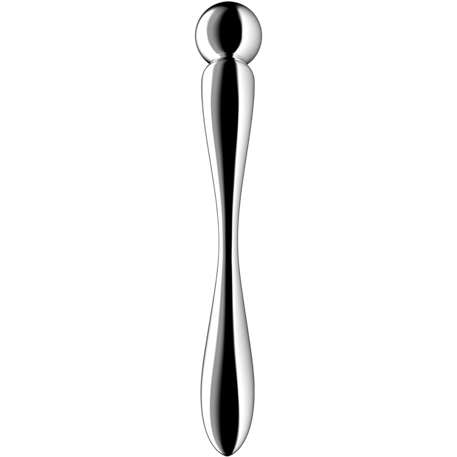 SATISFYER – STAR FORCE 2 STAINLESS STEEL DOUBLE-ENDED DILDO