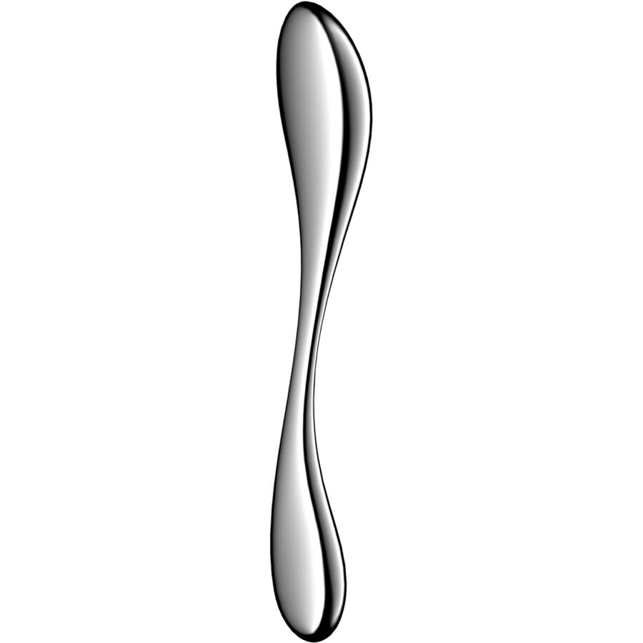 SATISFYER – STAR FORCE 3 STAINLESS STEEL DOUBLE-ENDED DILDO