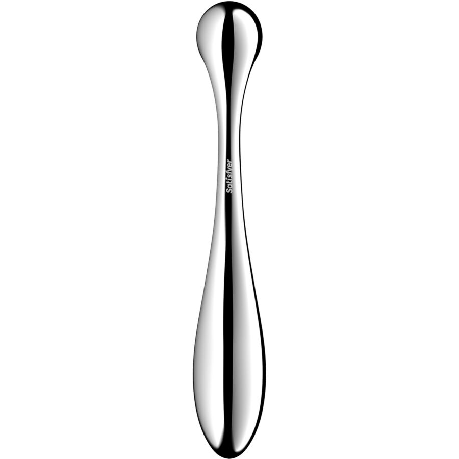 SATISFYER - STAR FORCE 4 STAINLESS STEEL DOUBLE-ENDED DILDO - Image 4