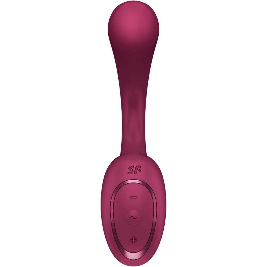 SATISFYER – G FOR GODDESS 2 RABBIT VIBRATOR BOTTLE BORDEAUX