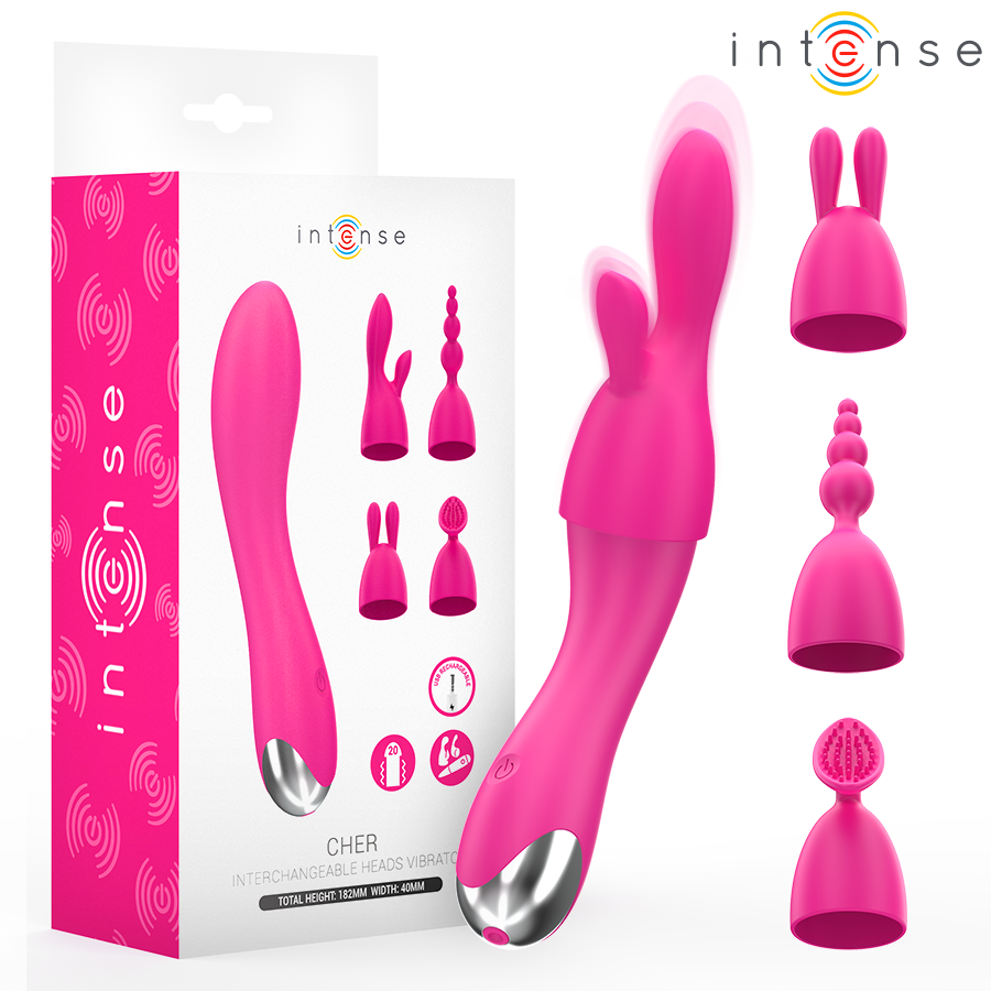 INTENSE – CHER INTERCHANGEABLE HEADS VIBRATOR