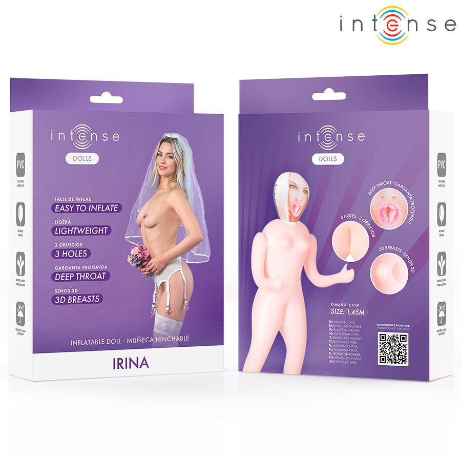 INTENSE DOLLS - IRINA INFLATABLE DOLL WITH THREE ORIFICES - Image 4