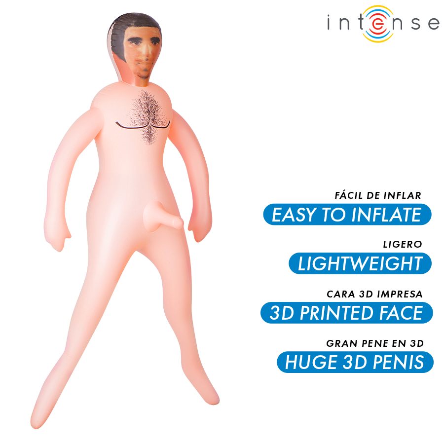 INTENSE DOLLS – ANTHONY INFLATABLE DOLL WITH 3D PENIS
