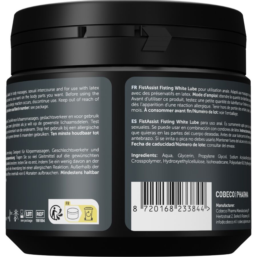 COBECO – FIST ASSIST WHITE LUBE EXTRA-THICK 500 ML