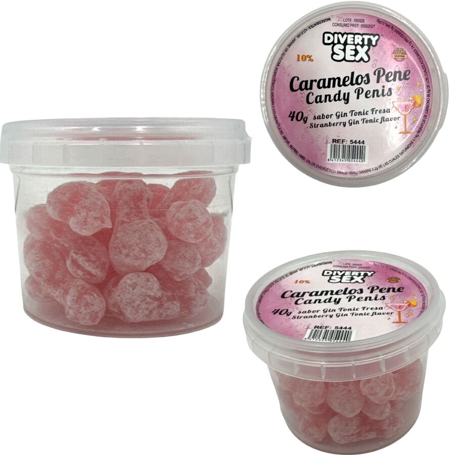 DIABLO PICANTE – 20 GIN  TONIC FLAVORED PENIS CANDIES