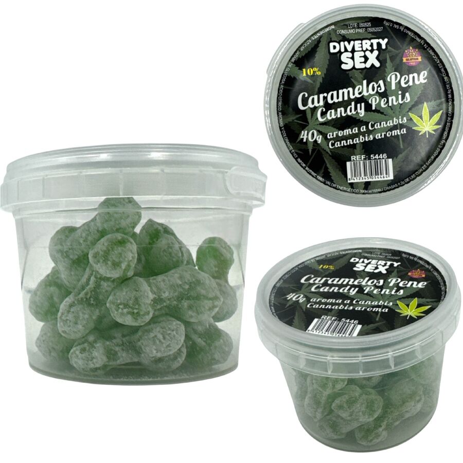 DIABLO GOLOSO – 20 PENIS CANDIES CANNABIS AROMA