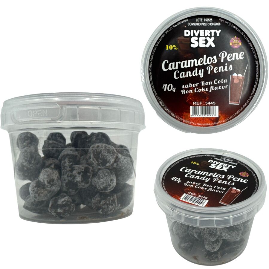 DIABLO PICANTE – 20 PENIS-SHAPED CANDIES WITH GIN TONIC FLAVOR