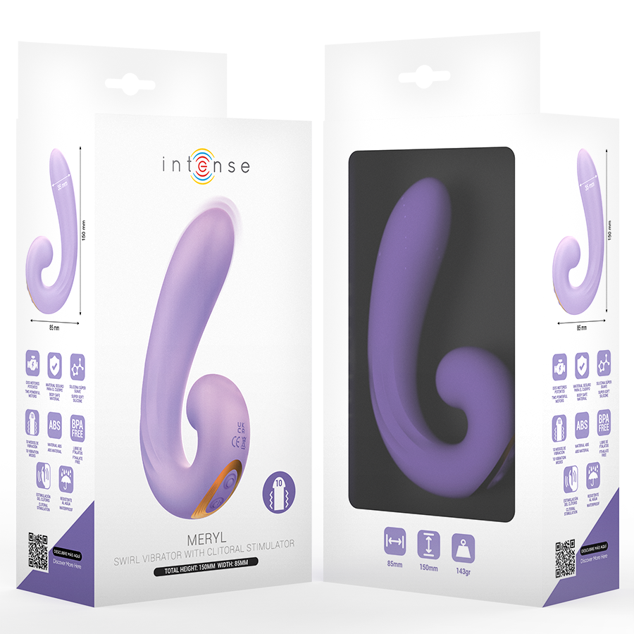 INTENSE - MERYL DOUBLE VIBRATION CLITORIS STIMULATOR - Image 4